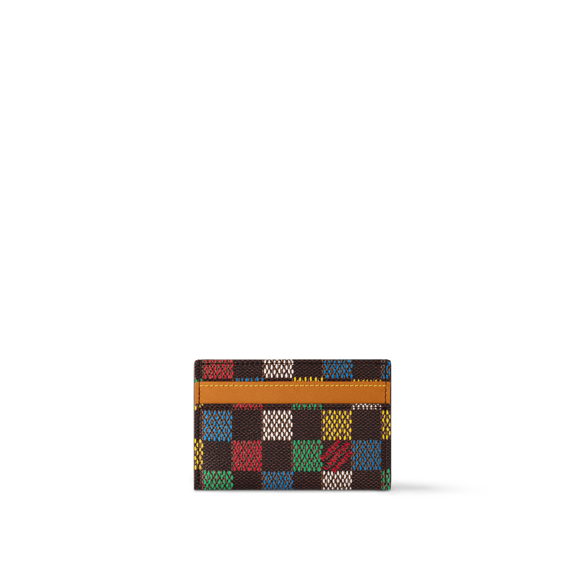 Double Card Holder Damier Ebene Canvas - Men Small Leather Goods